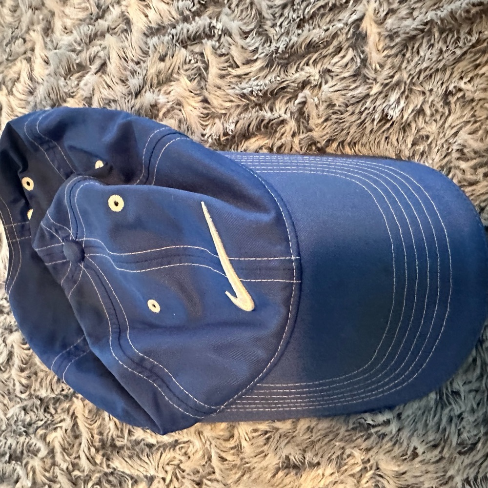 Nike Blue and White Women's Hat
